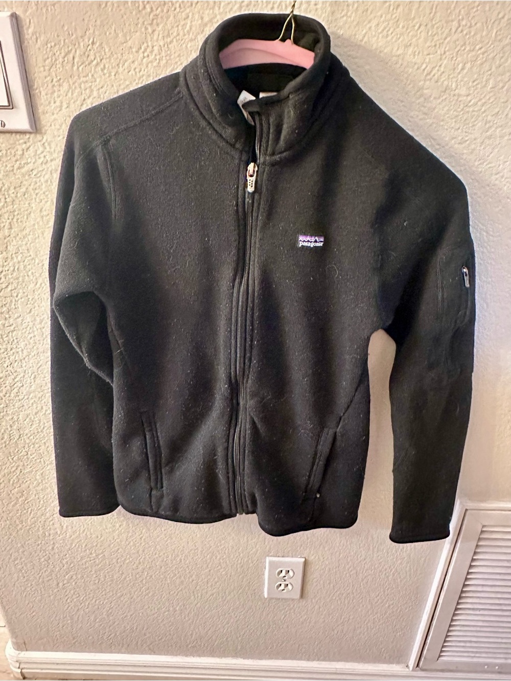 Patagonia Women's ' Black Full-Zip Fleece Better Sweater Jacket